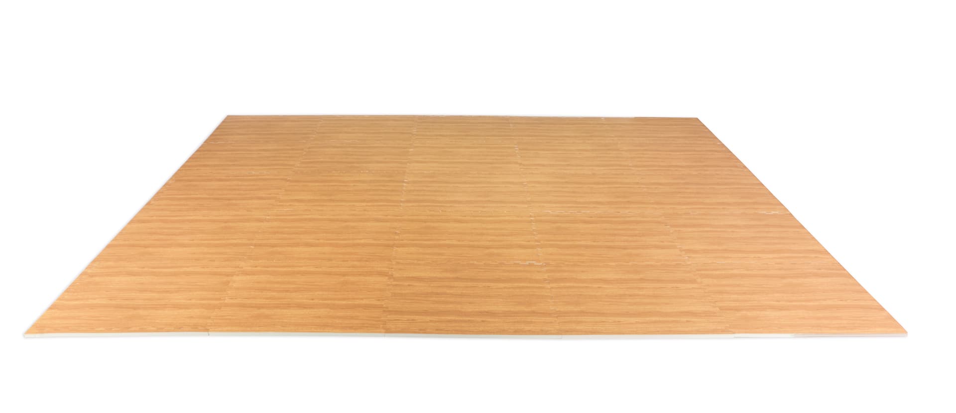 Light Oak Wood Grain Floor Mats w/ Detachable Border