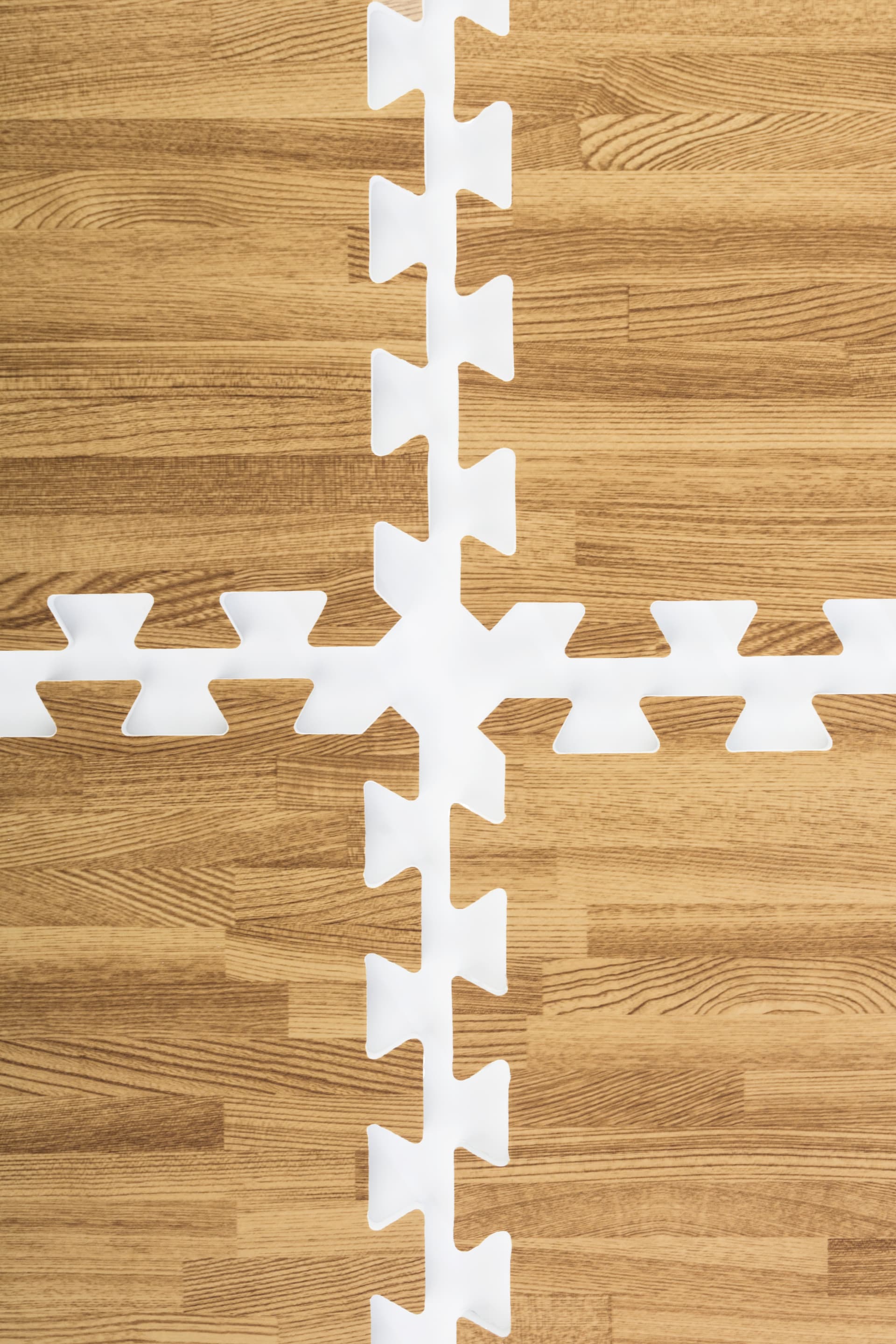 Light Oak Wood Grain Floor Mats, EVA Foam