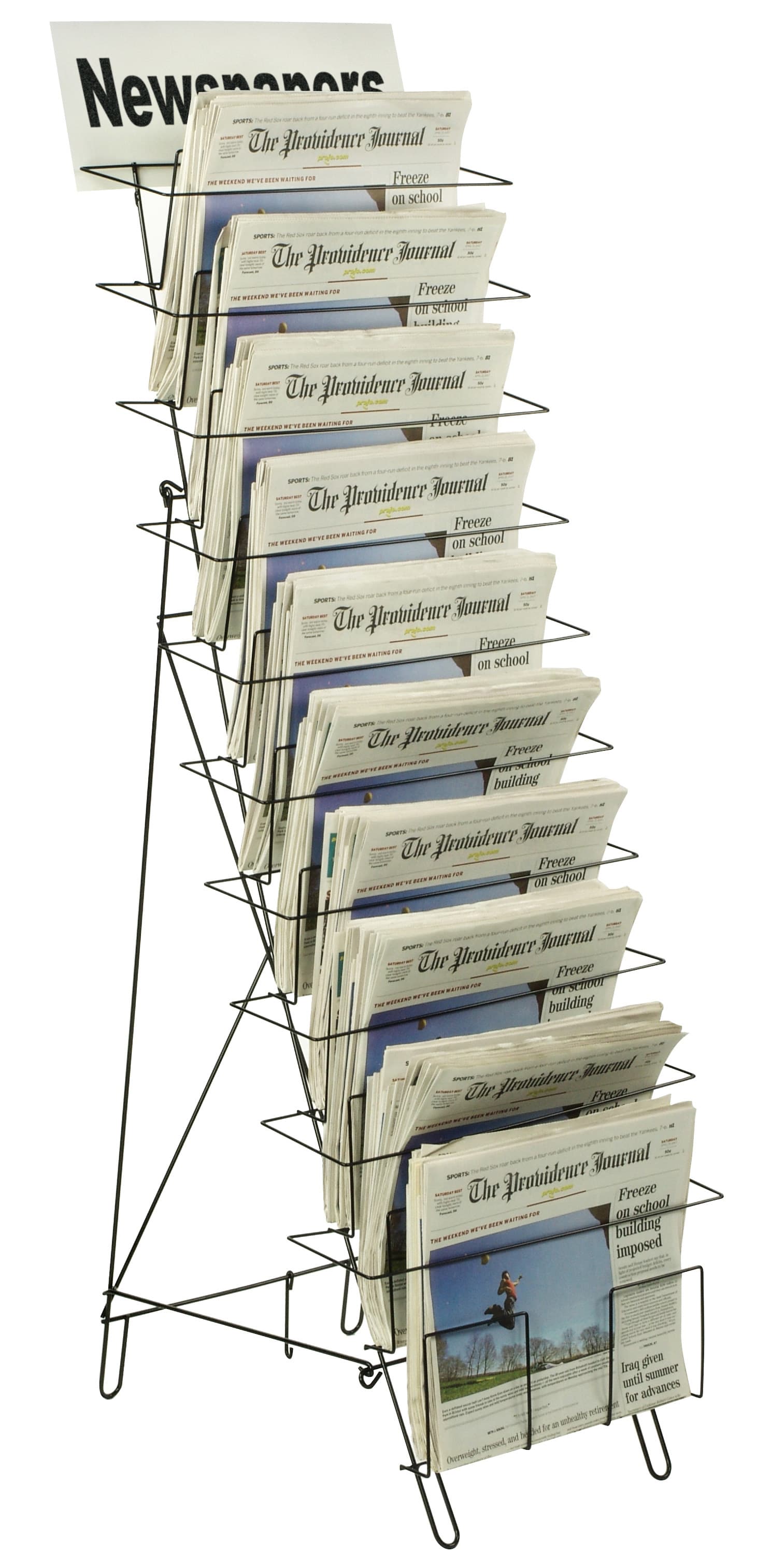 wire literature racks