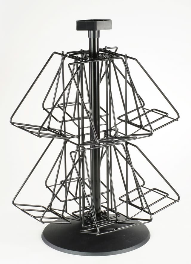 This wire rack is an economical way to promote your merchandise ...