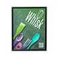 Wall Mounted Sign Holder with Snap Open Frame, Non-Glare Lens, Portrait or Landscape