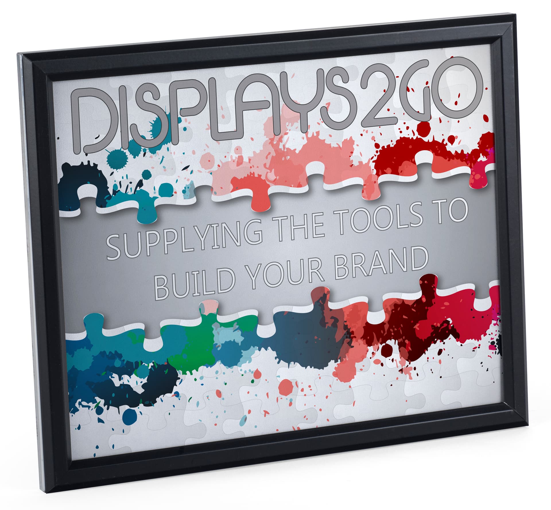 8 x 10 Black Snap Frame with Beveled Edges