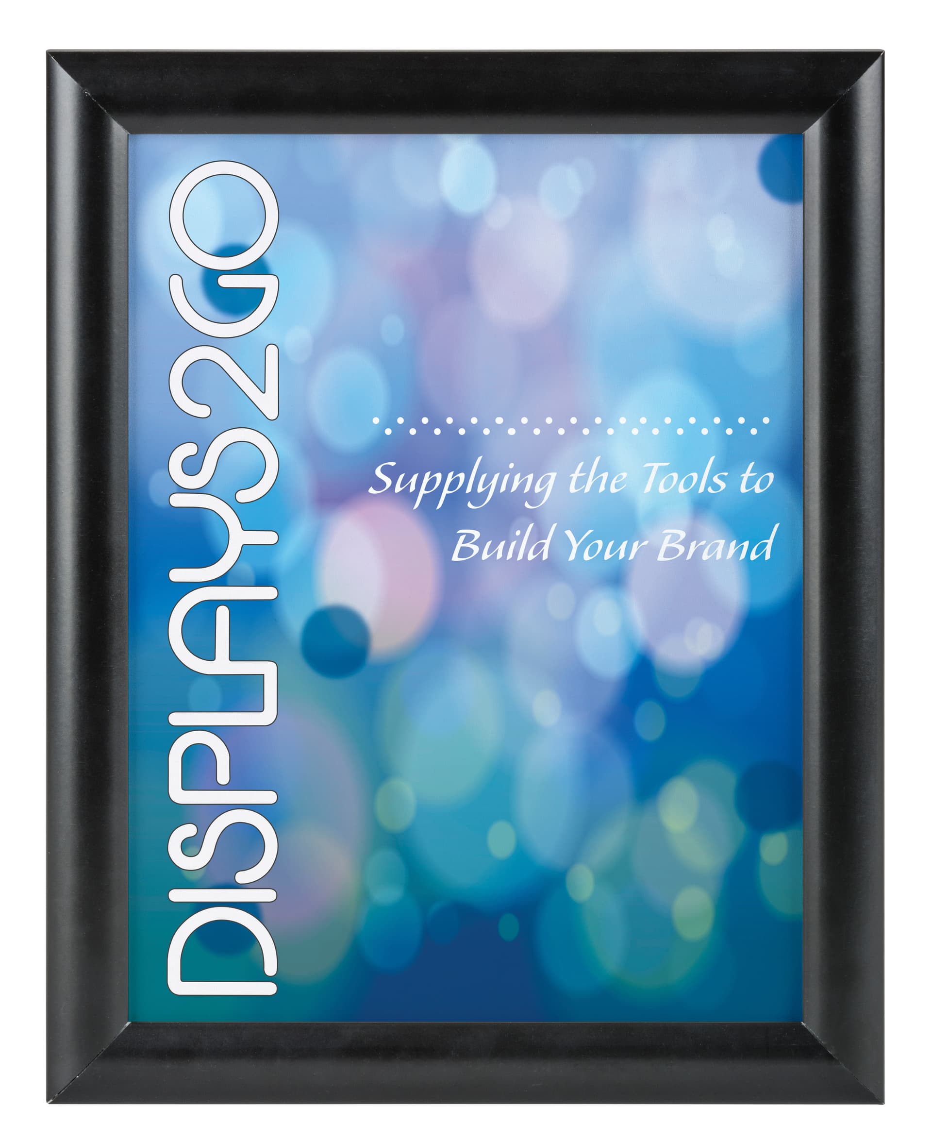 8.5 x 11 Black Snap Sign Frame with Sleek Finish