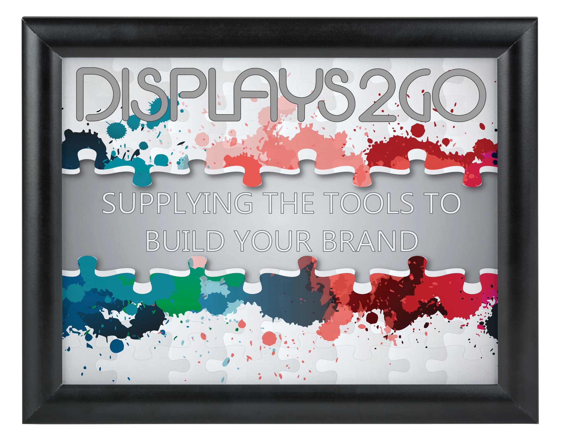 8.5 x 11 Black Snap Sign Frame with PVC Protector