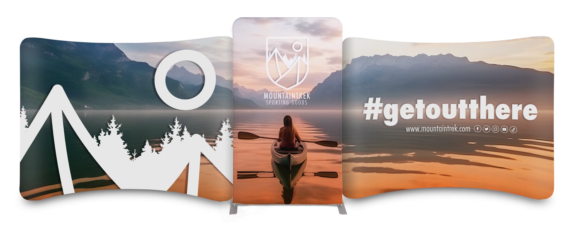 Replacement graphics for WV210K backdrops with single sided printing