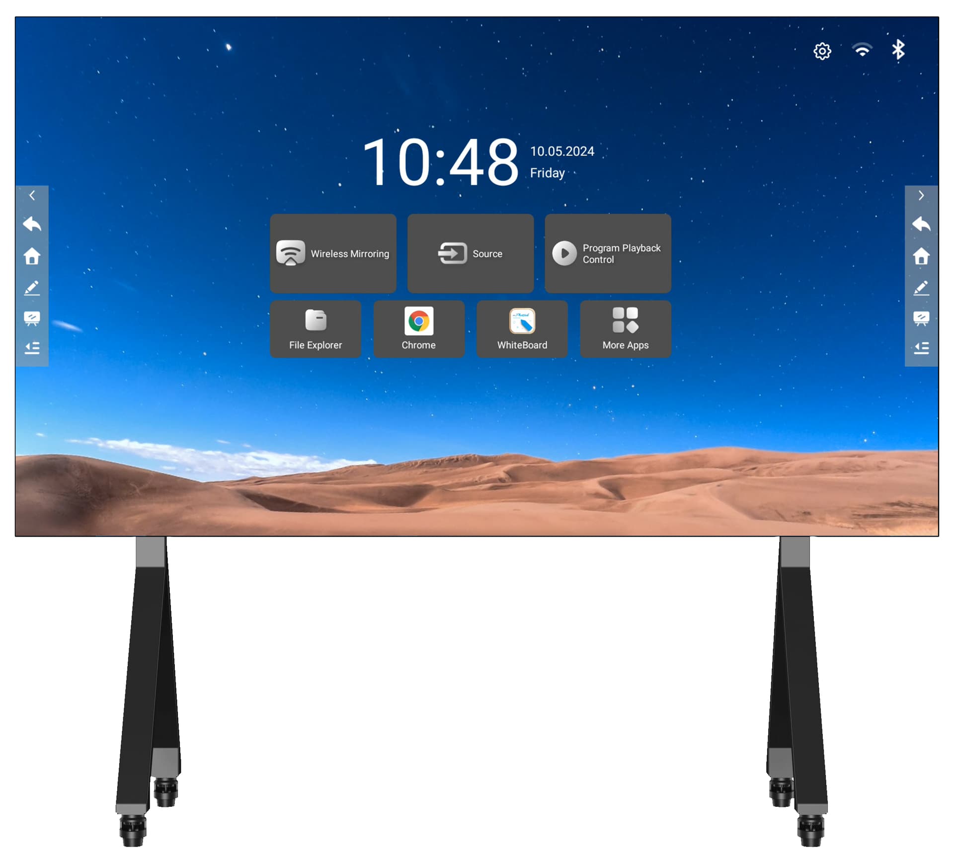 Direct View LED Video Wall with Android 11 operating system and NovaStar player on every unit