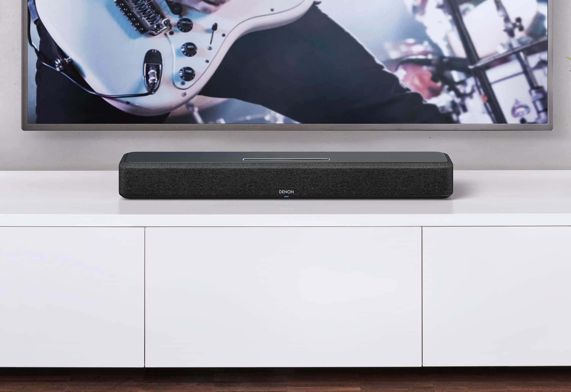 Denon soundbar 550 with tabletop placement