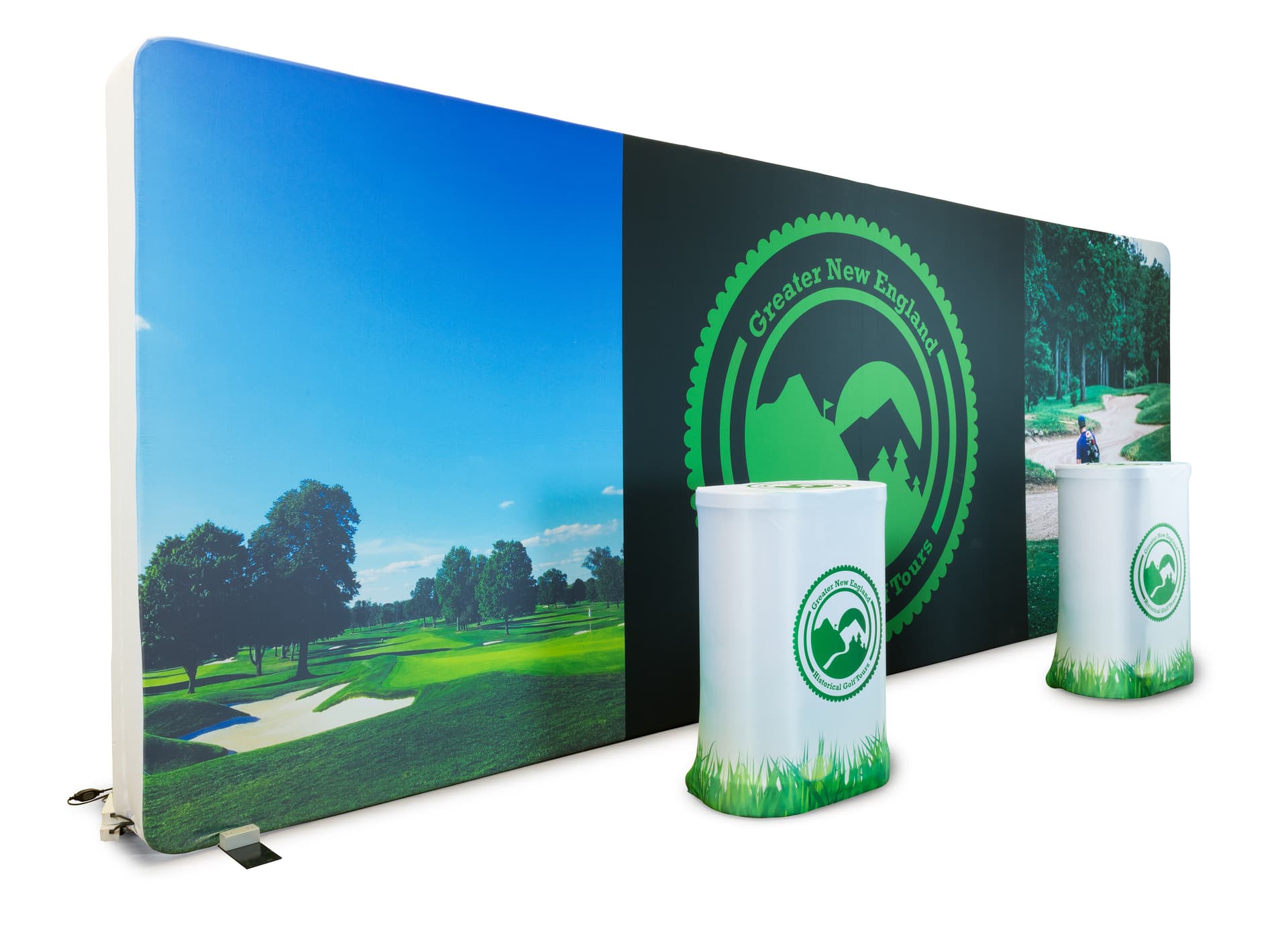 Large 10x20 lightbox trade show booth package