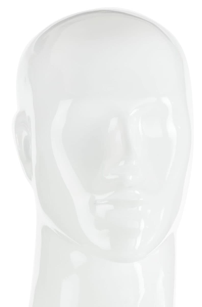 Muscular Male Mannequin with Abstract Facial Features