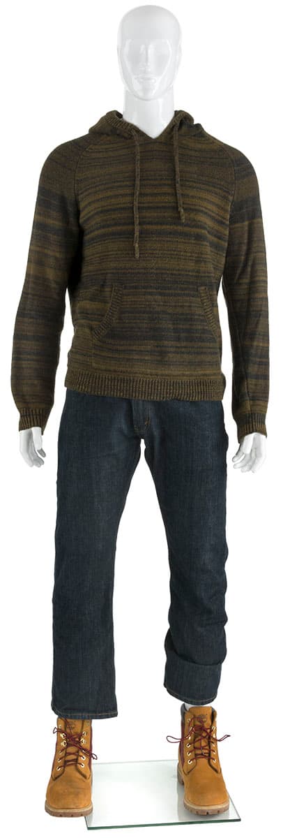 Muscular Male Mannequin with White Finish
