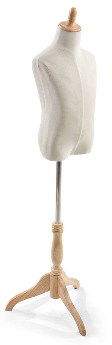 Child Dress Form with Linen Torso