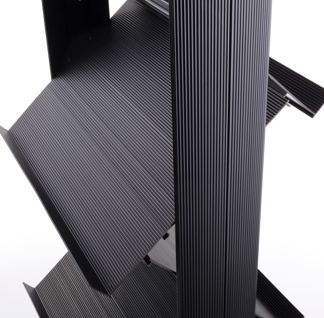 Double Magazine Rack | Dual Sided with Locking Casters | Displays2Go