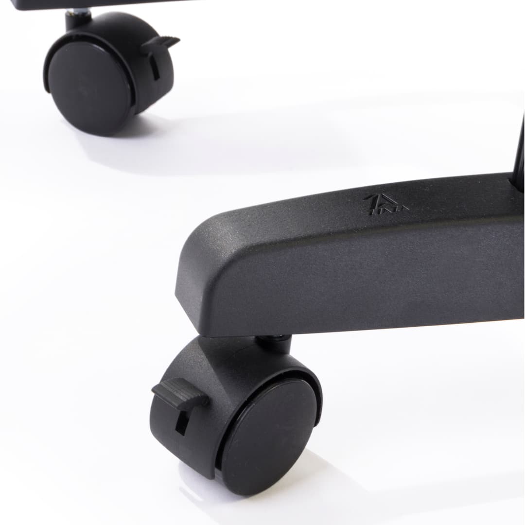 Double Magazine Rack | Dual Sided with Locking Casters | Displays2Go