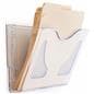 Angled Clear Acrylic Wall File Folder 