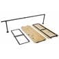 Outrigger Add-On Unit with Light Wood Shelves Attaches to 2PPLN32NAT