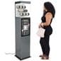 Exhibit pedestal case with video screen is great for displaying new collection items 