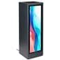 Pedestal display with digital sign with 37" ultra stretch screen