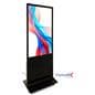 Digital display advertising floor stand with CMS software bundle