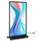 Digital display advertising floor stand with a one time Displayit!Xpress setup fee and no reoccurring payments