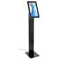Touchscreen pedestal stand with stable base