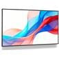Digital signage monitor with overall dimensions of 48.5" in height and 27.7" in width
