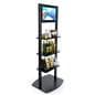 Non-touch digital sign merchandising shelves