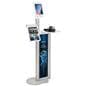 Custom replacement graphics for IPDTBL2G iPad floor stand with fade-resistant UV printing