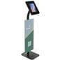 Custom Branded iPad Security Kiosk with 12 x 30 Banner