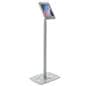 Height adjustable iPad Pro POS floor stand holding 10.5" tablet