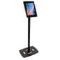Interactive iPad pro convertible floor stand for hotel lobbies 