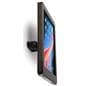 Black iPad POS kiosk with twisting enclosure