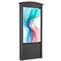 Outdoor digital kiosk with sleek black color option