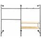 Mounted Double Pipe Outrigger Wall Display