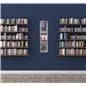 3-tier wall mounted literature rack with easy to install instructions 