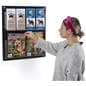Magazine rack for wall with 1.5 inch pocket depth 