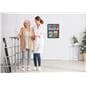 Magazine rack for wall is great in senior centers 