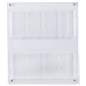 Wall mounted literature holder with mounting hardware included 