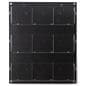29.0 inch x 35.0 inch adjustable wall mounted literature holder fits 8.5 x 11 magazines 