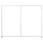 Tension fabric trade show displays with slim profile