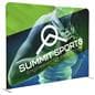 Tension fabric trade show displays with custom full color graphics