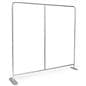 Single sided 8’ wide banner backdrop with lightweight construction 