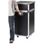 Portable Trade Show Display Case | Black Showcase with 6 LED Lights ...