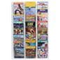 Magazine Rack Wall Mounted for 8-1/2" Wide Publications - (24) Half View Pockets
