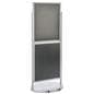 Silver Dual 22 x 28 Mobile Poster Display, Holds 4 Posters