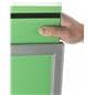 Silver Dual 22 x 28 Mobile Poster Display with Frame Support