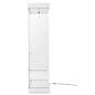 Retail glass wardrobe shown from the side