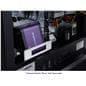 Advertising Multimedia Kiosk showcasing the built-in media player stored inside the maintenance door