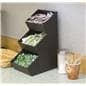 Condiment packet organizer with three tiers