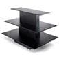black retail display table