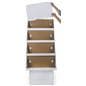 4-Tiered Retail Cardboard Stand